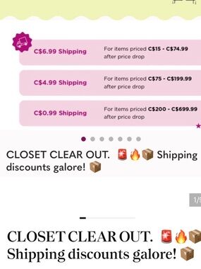 CLOSET CLEAR OUT.  🚨🔥📦 Shipping discounts galore! 📦